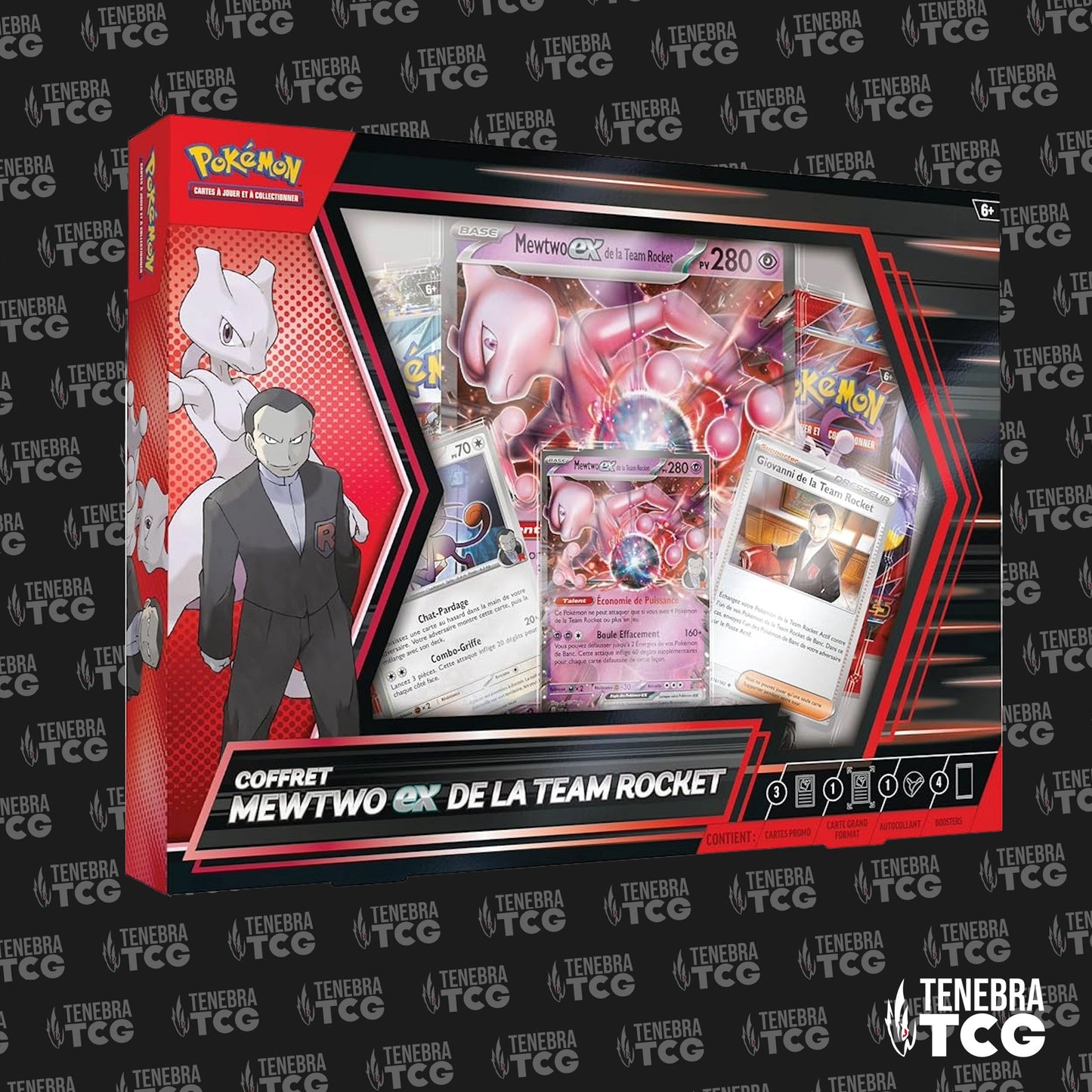 Coffret Mewtwo ex de la Team Rocket