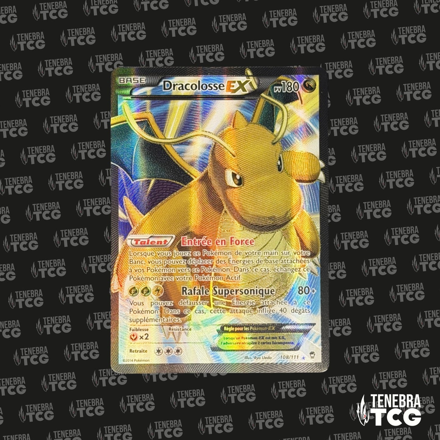 Dracolosse EX Full Art - Poings Furieux - 108/111 - FR