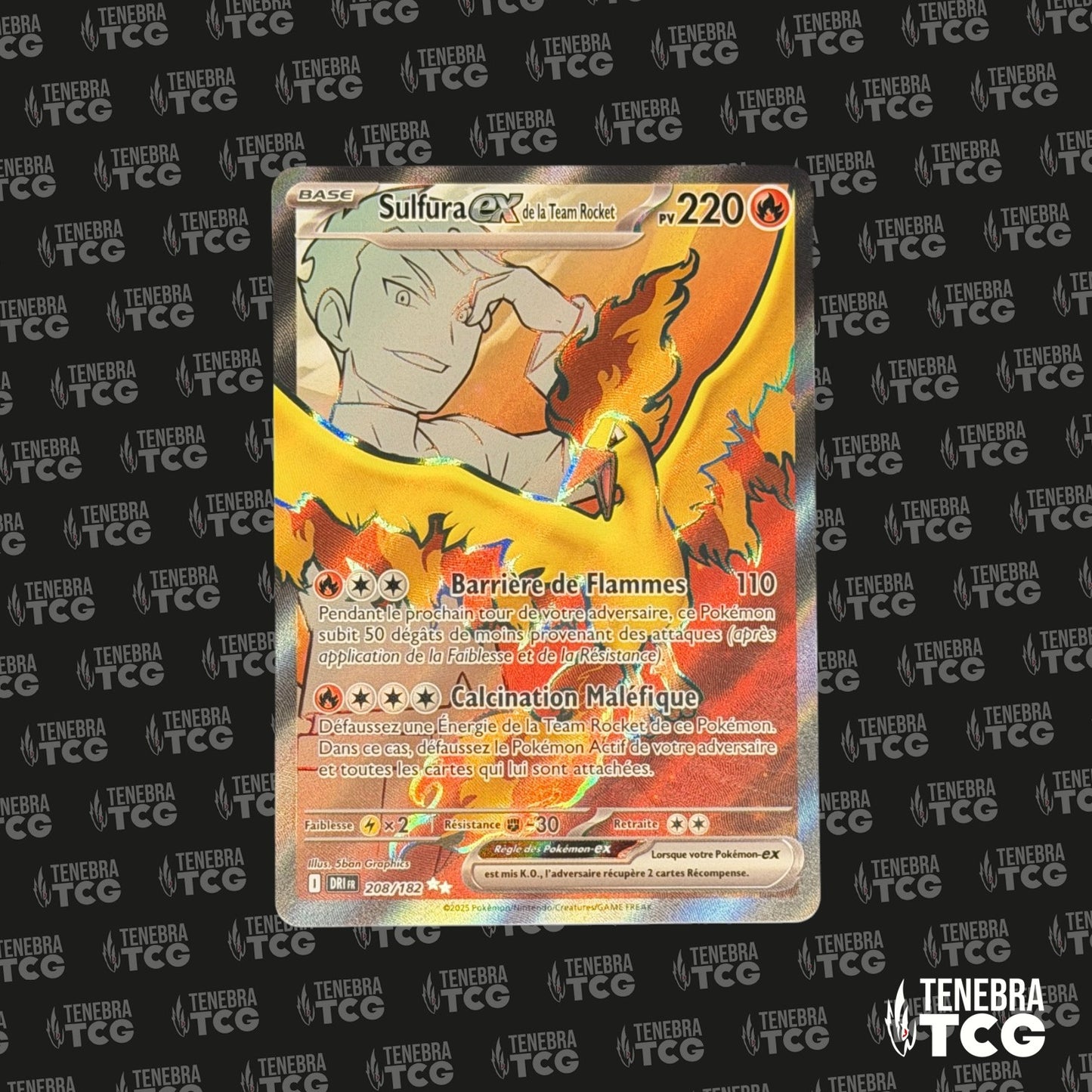 Sulfura EX de la TR FA - Rivalités Destinées - 208/182 - FR